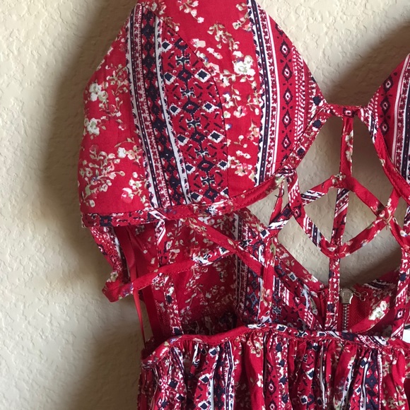 LF Red Romper - Picture 3 of 6